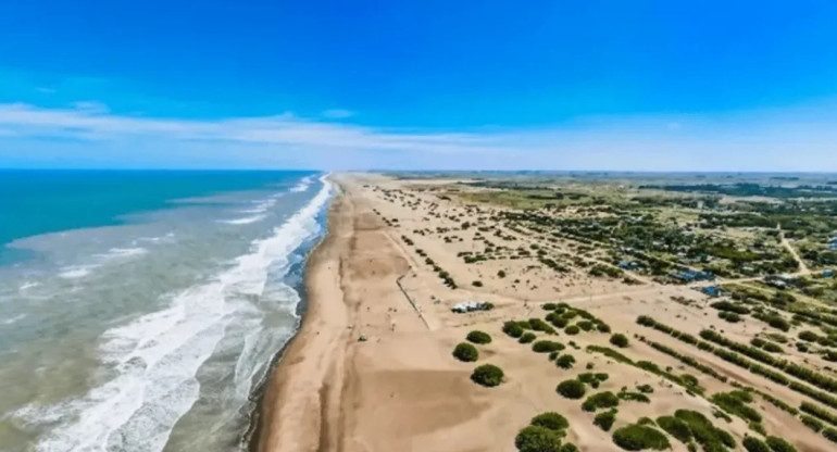 Una de las playas desconocidas en Buenos Aires. Foto: NA