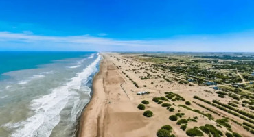 Una de las playas desconocidas en Buenos Aires. Foto: NA