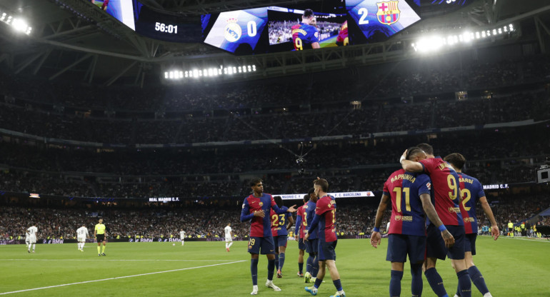 El Clásico, Barcelona vs Real Madrid. Foto: EFE