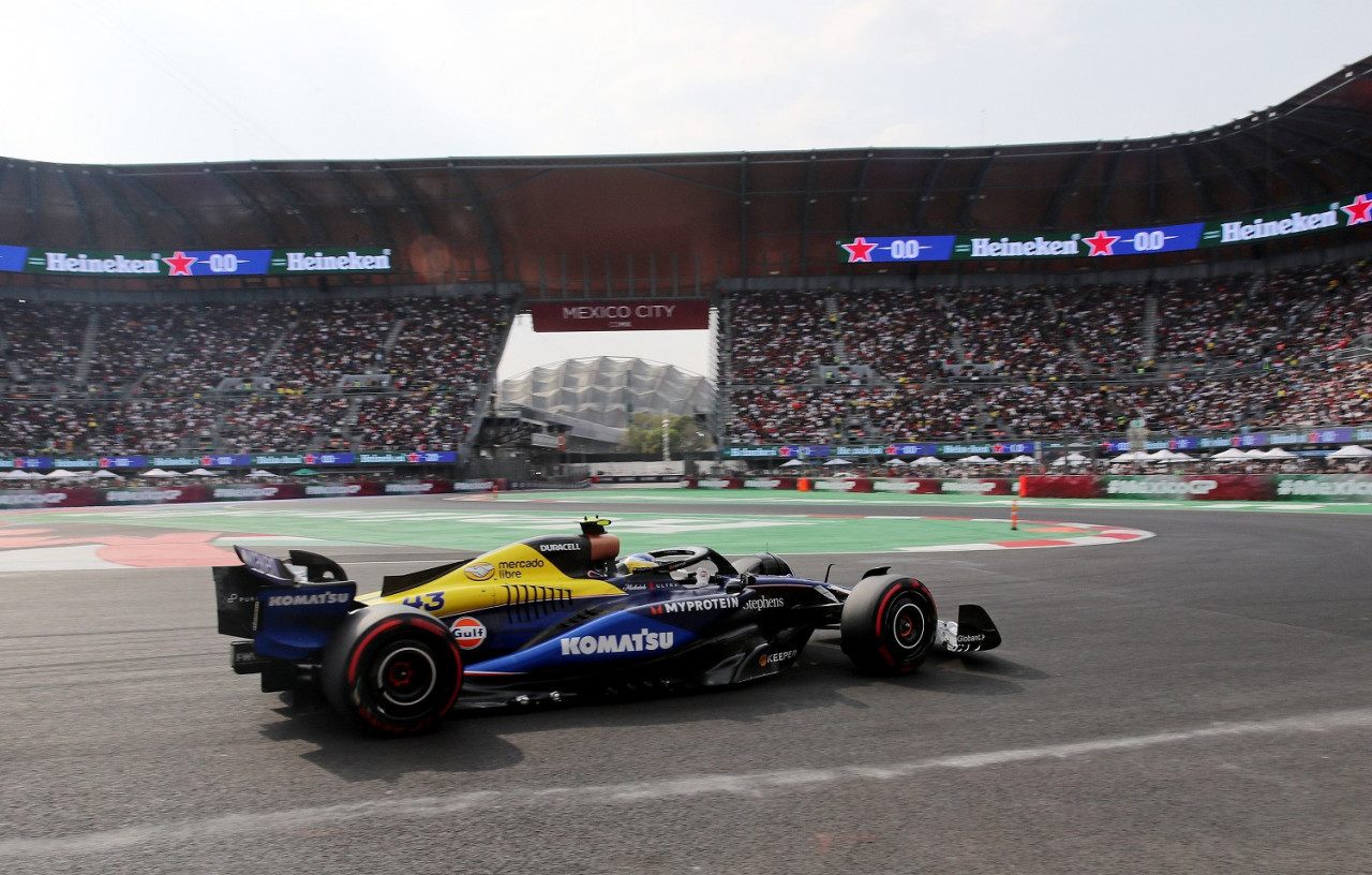 Franco Colapinto, Gran Premio de México. Foto: Reuters