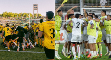 Se define la final del ascenso. Fotos: X Aldosivi y San Martín de Tucumán