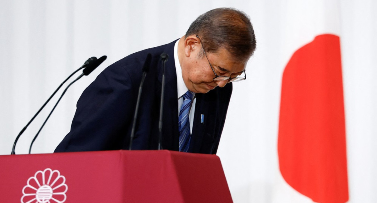 El primer ministro japonés y líder del gobernante Partido Liberal Democrático (PLD), Shigeru Ishiba. Foto: Reuters.