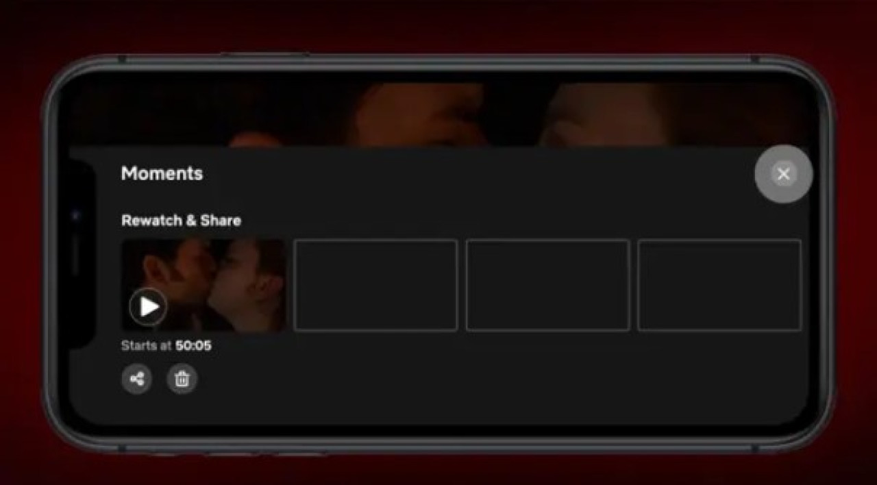 ¿Cómo funciona "Momentos", la nueva herramienta de Netflix. Foto: Netflix