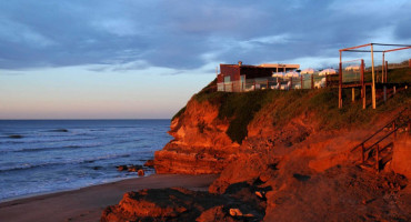 La primera playa naturista de Argentina. Foto: Web Playa Escondida