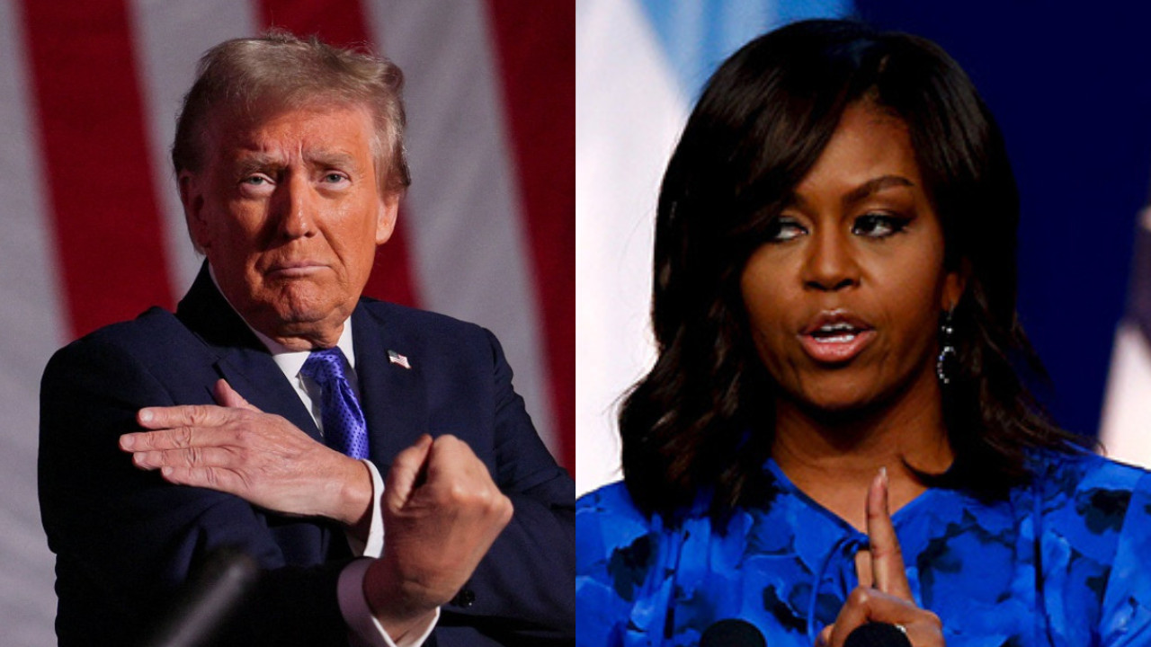 Donald Trump y Michelle Obama. Foto: Canva.