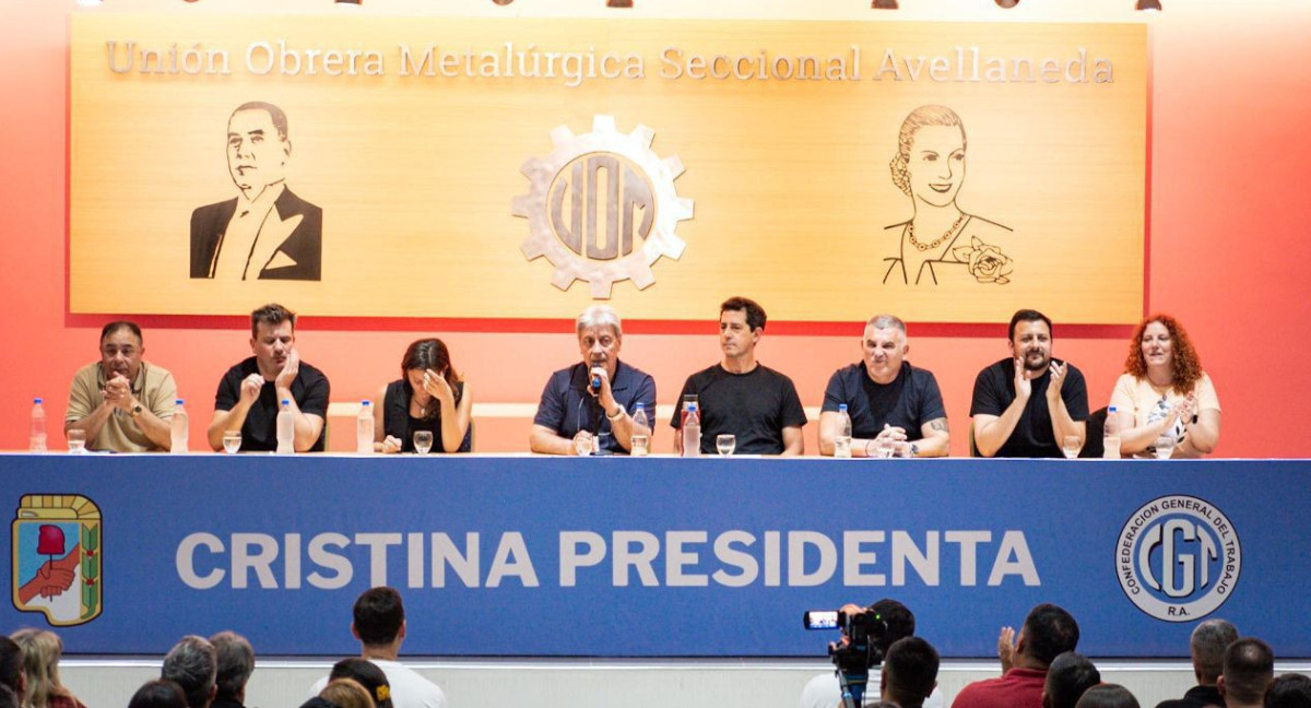 Presentación de la mesa “Cristina Presidenta” en Avellaneda