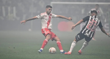 River frente a Atlético Mineiro por la Copa Libertadores. Foto: NA.