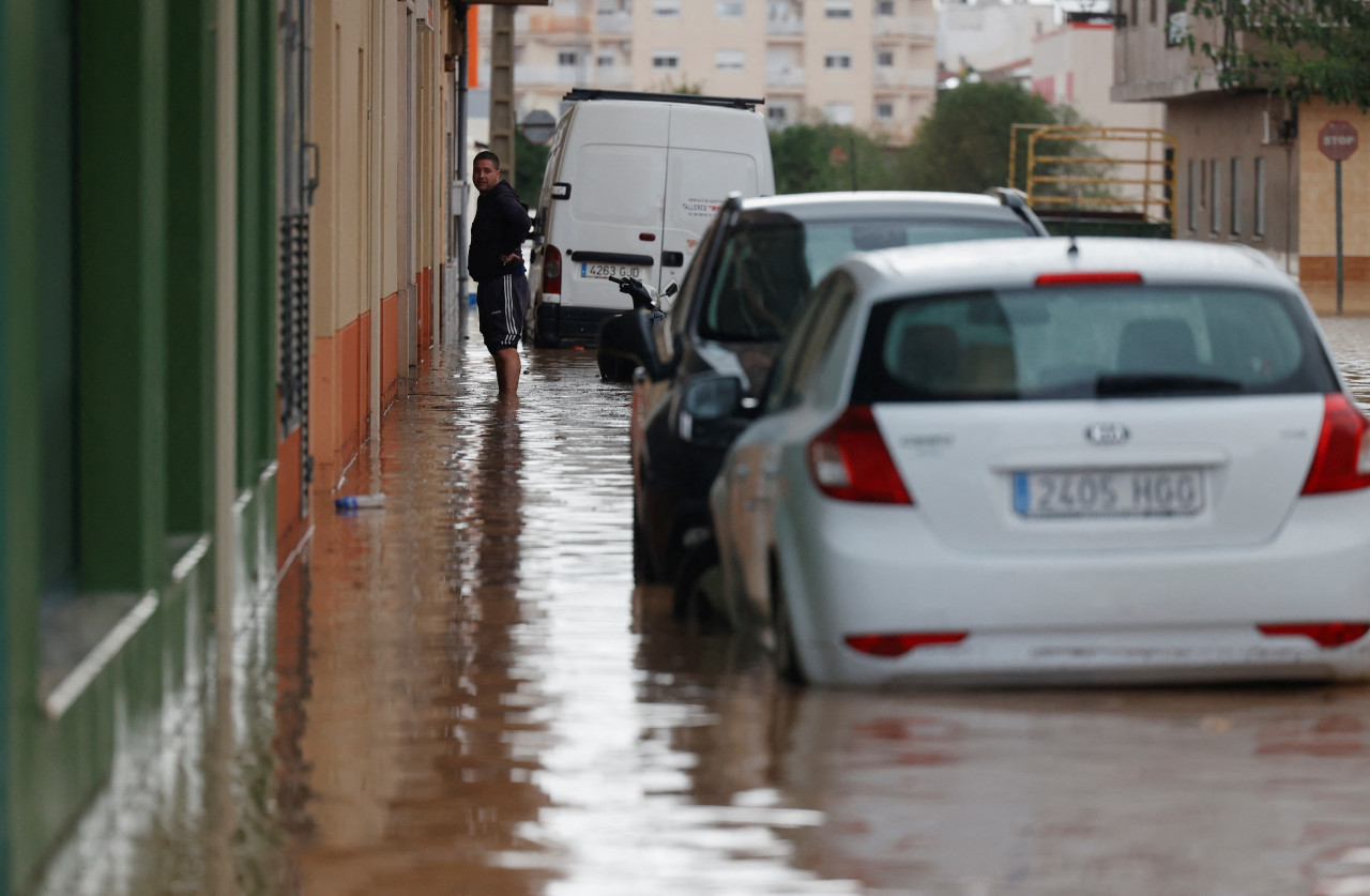 Tornado en Valencia, España. Foto: REUTERS.