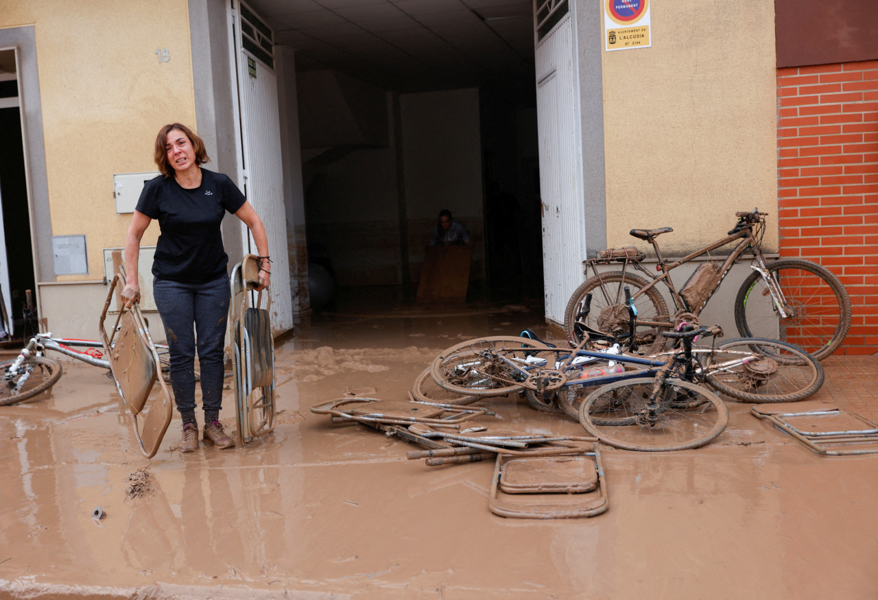 Inundaciones en Valencia, España. Foto: Reuters.