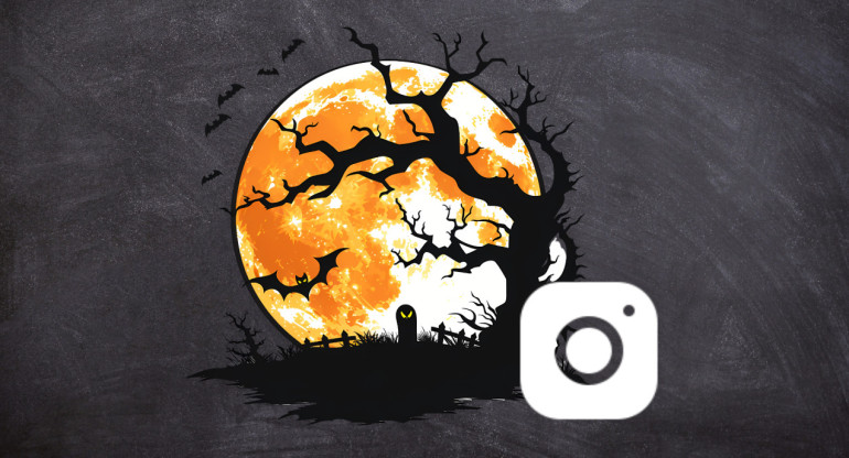 Instagram en Halloween.