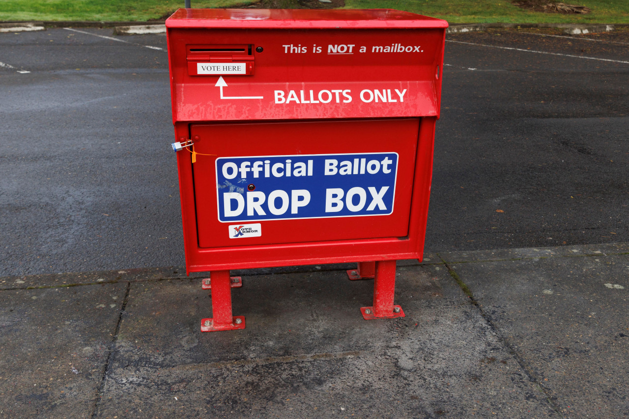 Una urna electoral en Estados Unidos. Foto: Reuters.