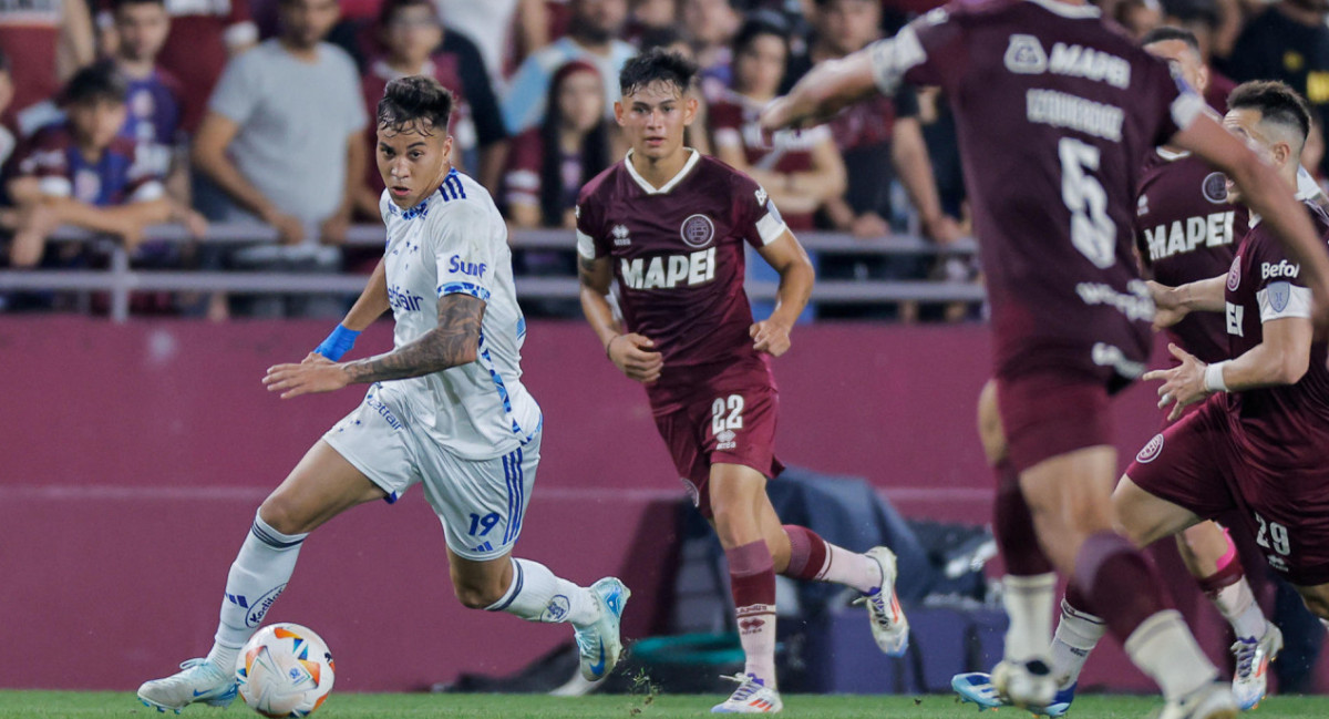 Copa Sudamericana, Lanús vs. Cruzeiro. Foto: EFE.