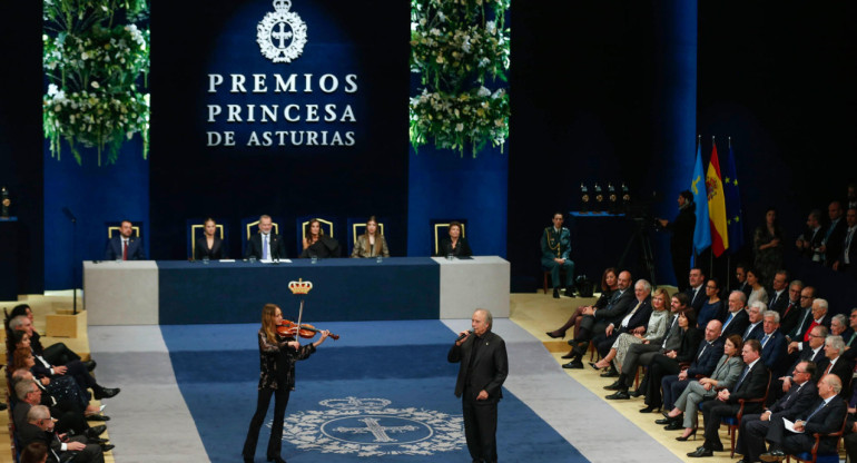 Joan Manuel Serrat, Premio Princesa de Asturias de las Artes 2024. Foto: EFE