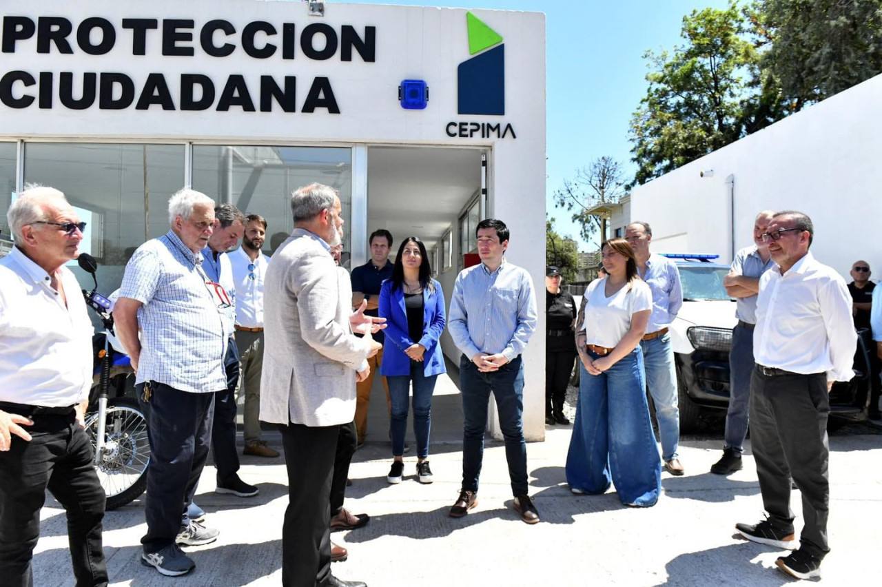 Nardini inauguró dos obras articuladas con el sector privado