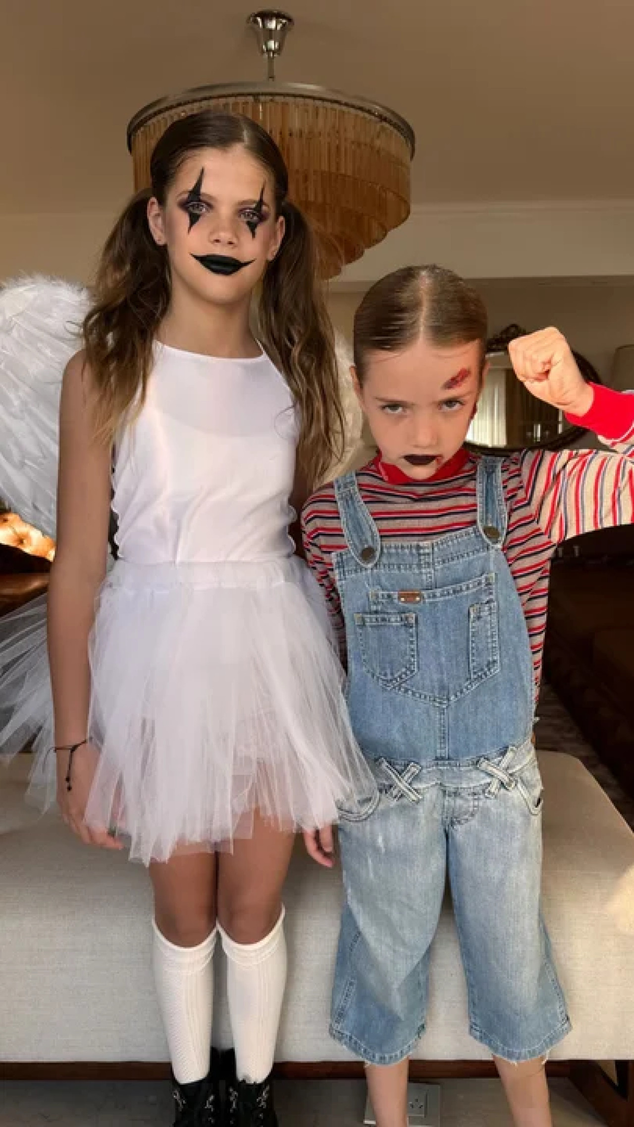 Los disfraces de las hijas de Wanda Nara para Halloween. Foto: Instagram.