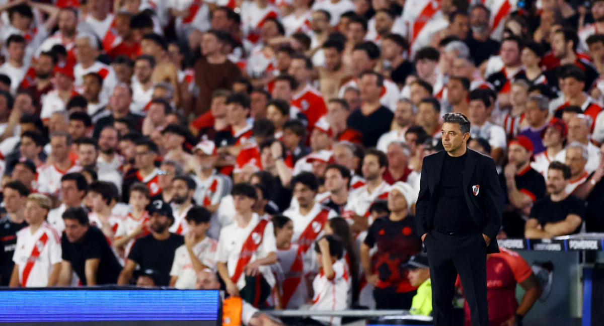 Marcelo Gallardo, entrenador de River Plate. Foto: Reuters.