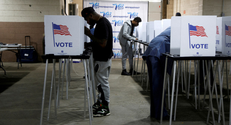 Elecciones en Estados Unidos. Foto: Reuters.