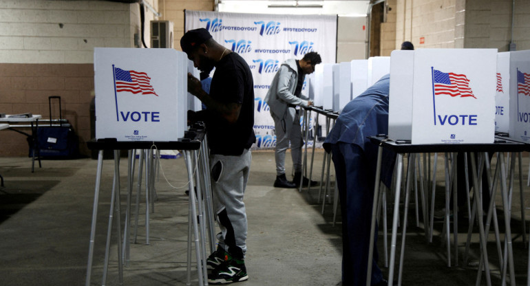 Elecciones en Estados Unidos. Foto: Reuters.