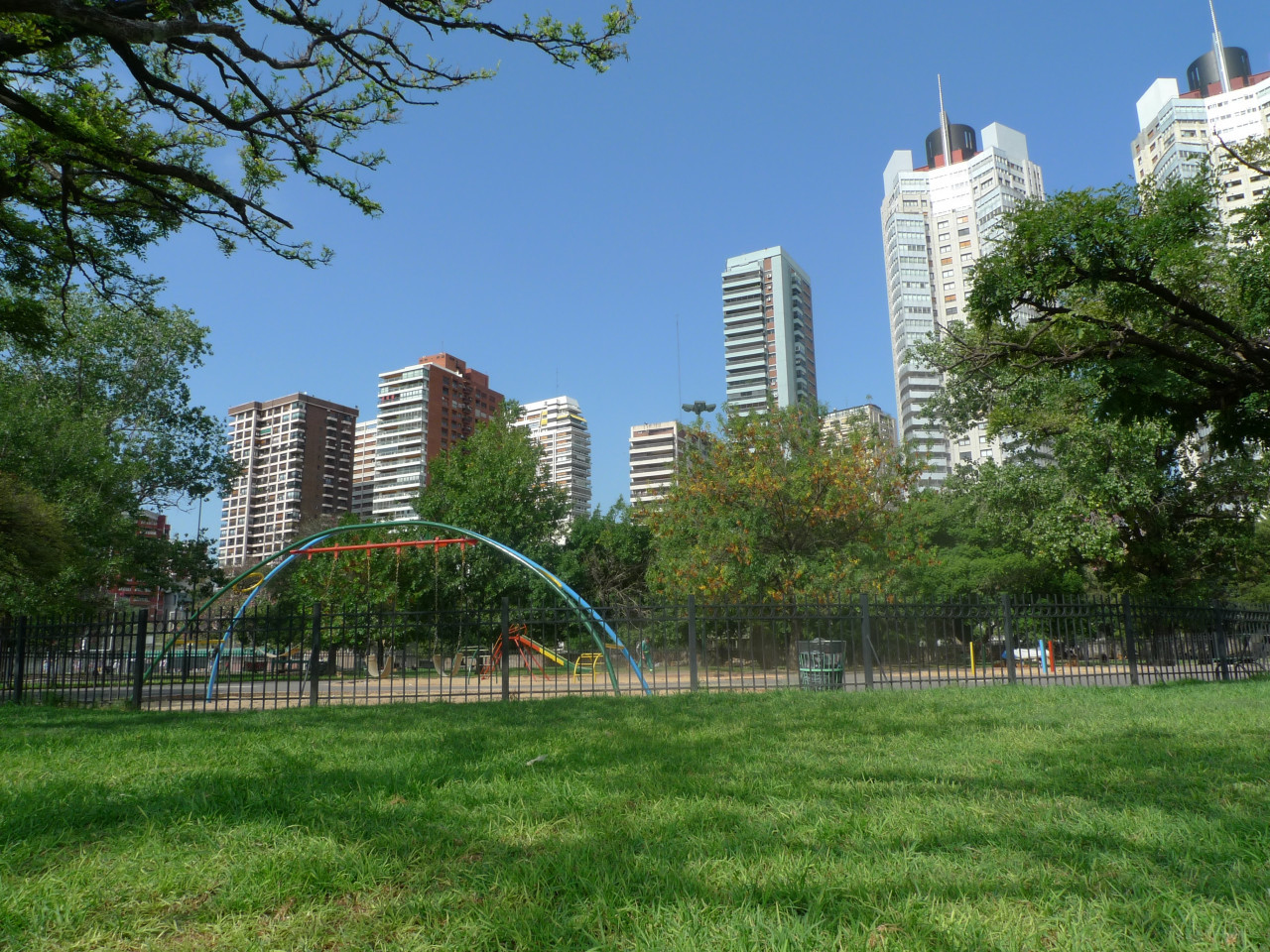 El Parque Las Heras actualmente