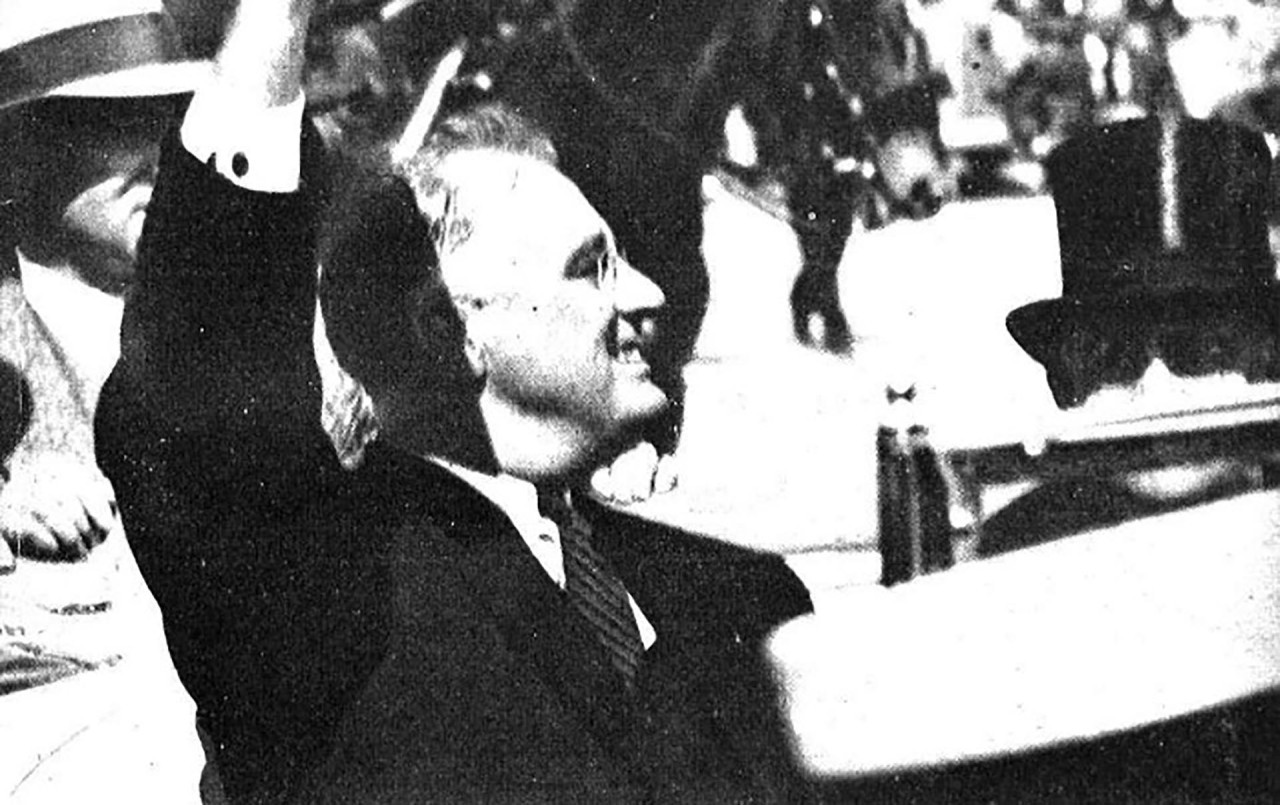 Franklin D. Roosevelt llegó en 1936