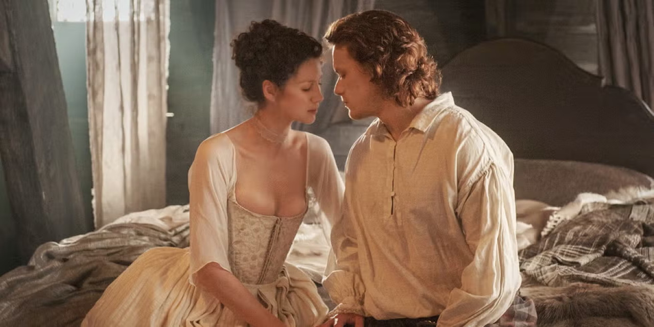 El casamiento entre Jamie y Claire. Foto: Starz