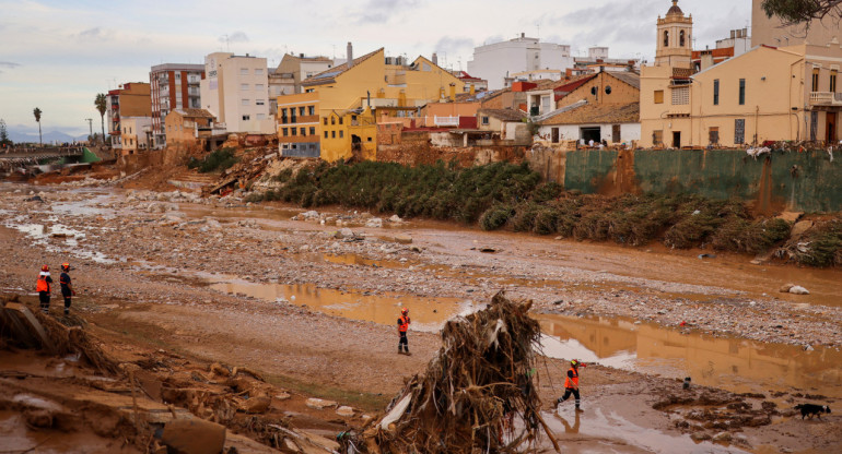 Valencia, devastada tras las inundaciones. Foto: Reuters