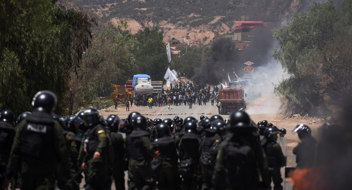 Bloqueo de carreteras en Bolivia en apoyo a Evo Morales. Foto: Reuters