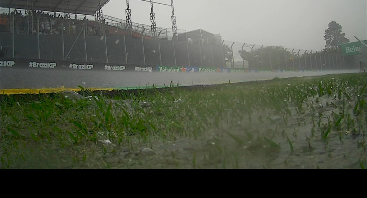 Lluvias en Intergalos, GP de Brasil. Foto: Fórmula 1