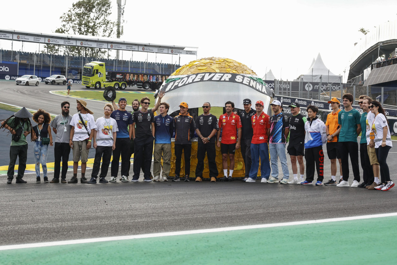 Pilotos de Fórmula Uno recuerdan a Ayrton Senna. Foto: EFE.