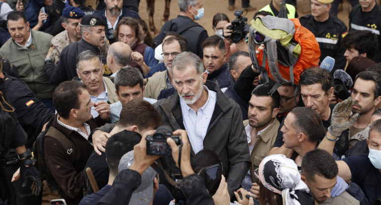 El rey Felipe VI en Valencia. Foto: Reuters.