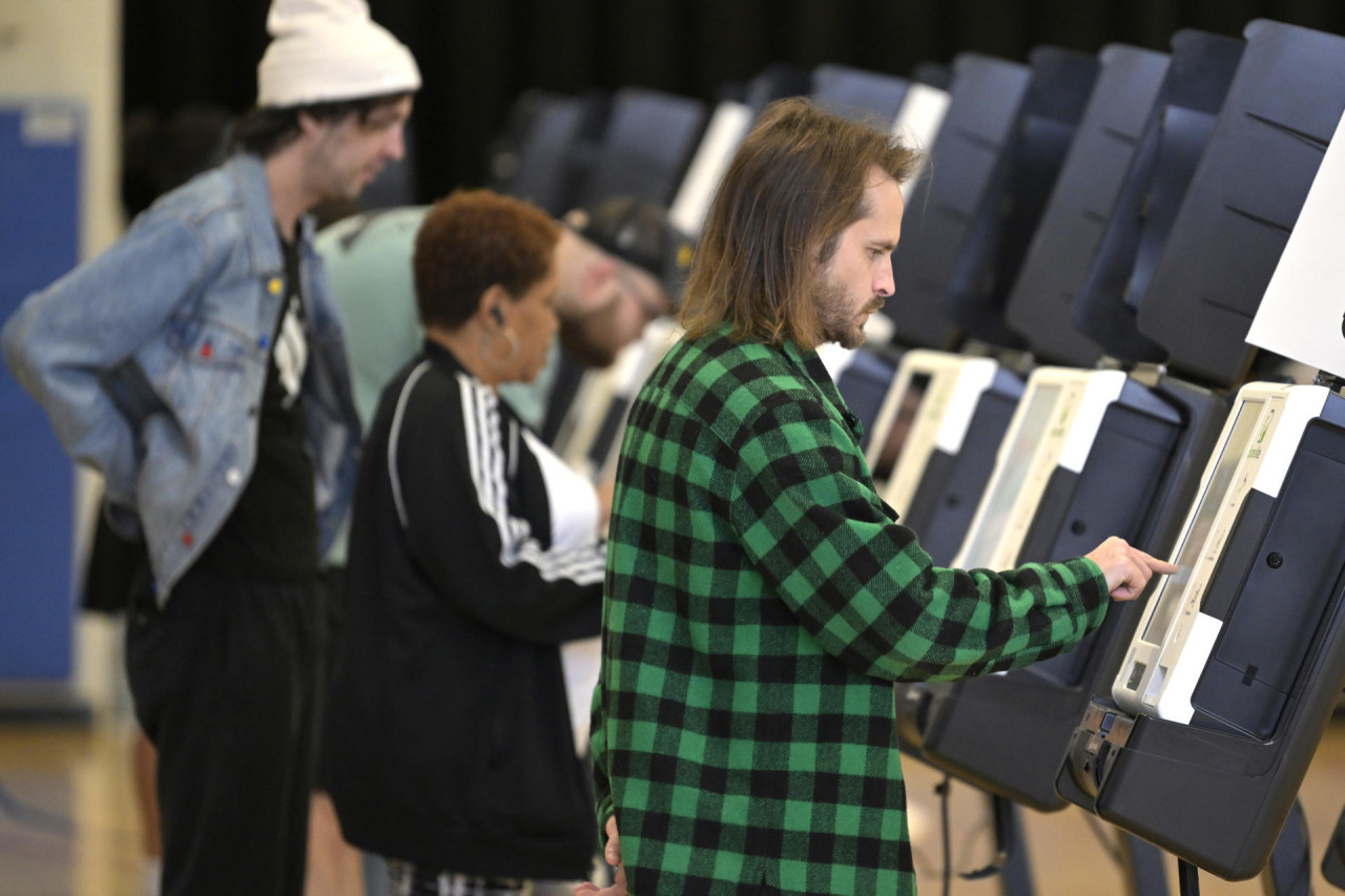 Centros de votación en Estados Unidos. Foto: EFE.