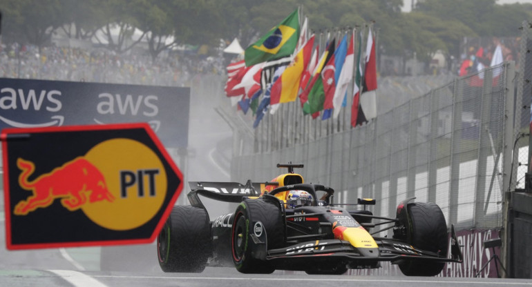 Max Verstappen ganó el Gran Premio de Brasil de Fórmula 1. Foto: Reuters.