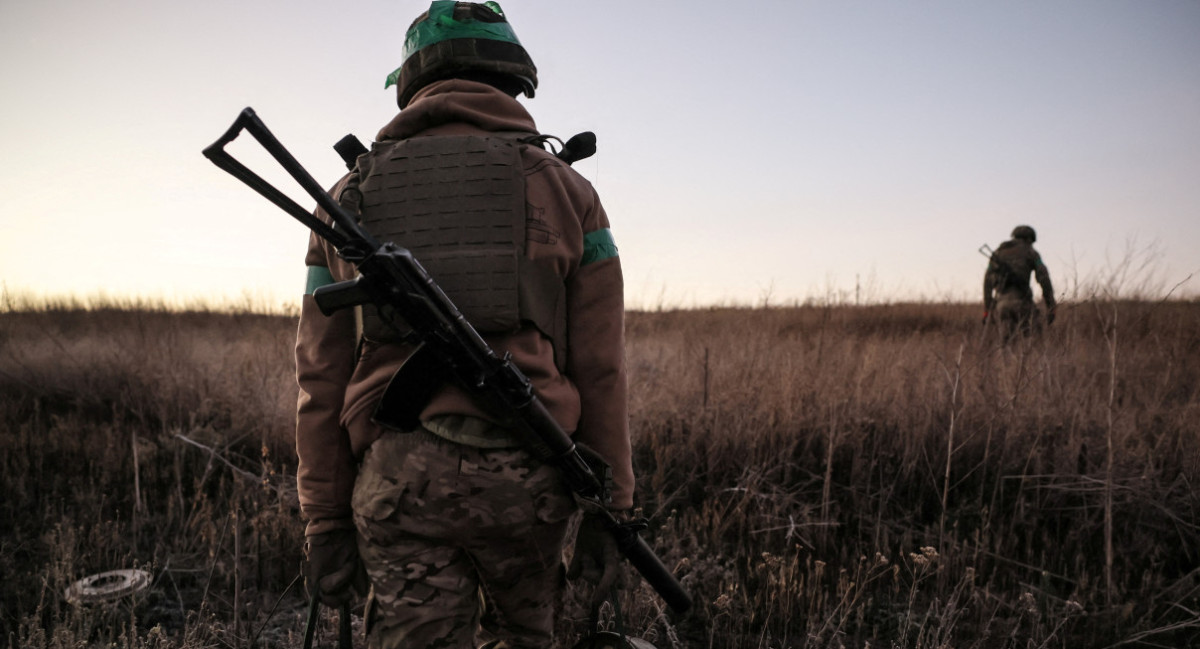 Guerra Rusia-Ucrania; soldados. Foto: Reuters.