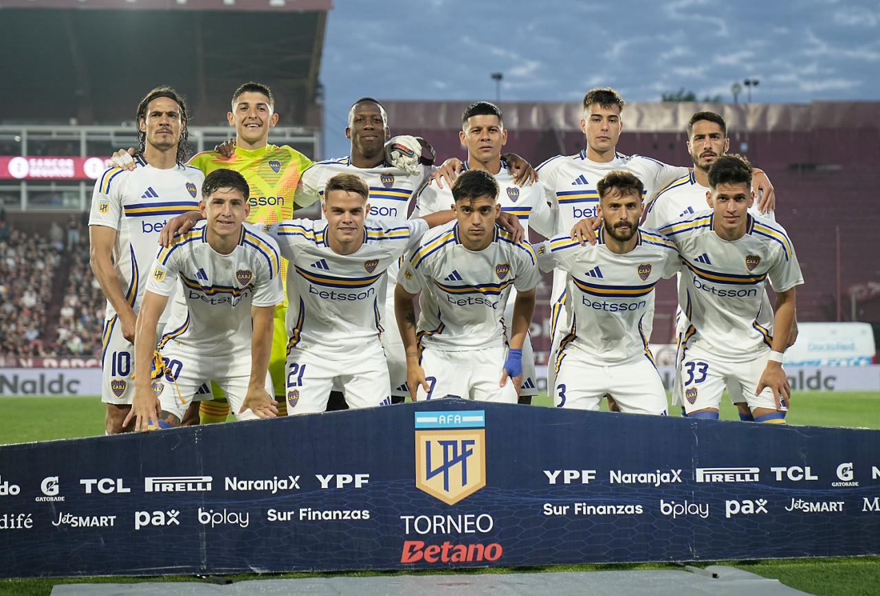 La formación de Boca vs Lanús. Foto: X @BocaJrsOficial