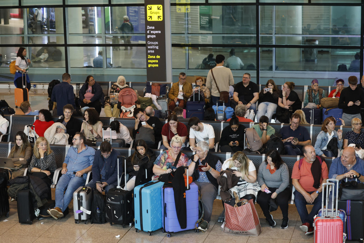 Vuelos cancelados en España. Foto: EFE.