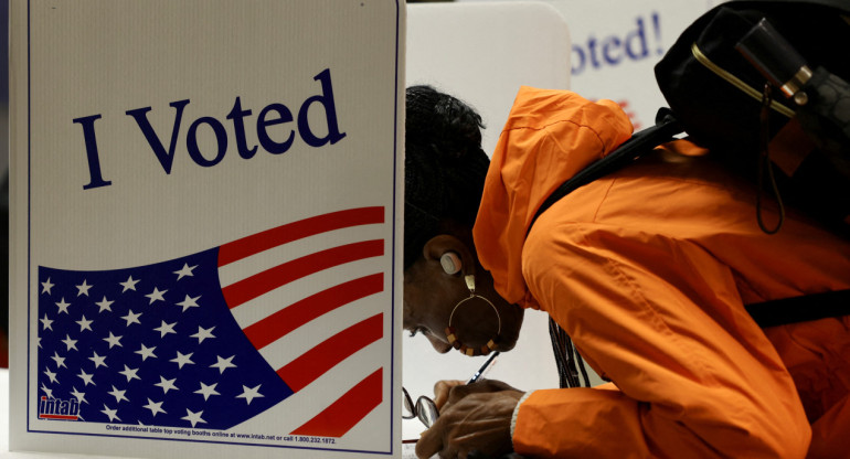 Elecciones en Estados Unidos. Foto: Reuters.