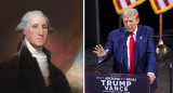 Washington y Trump, presidentes de Estados Unidos