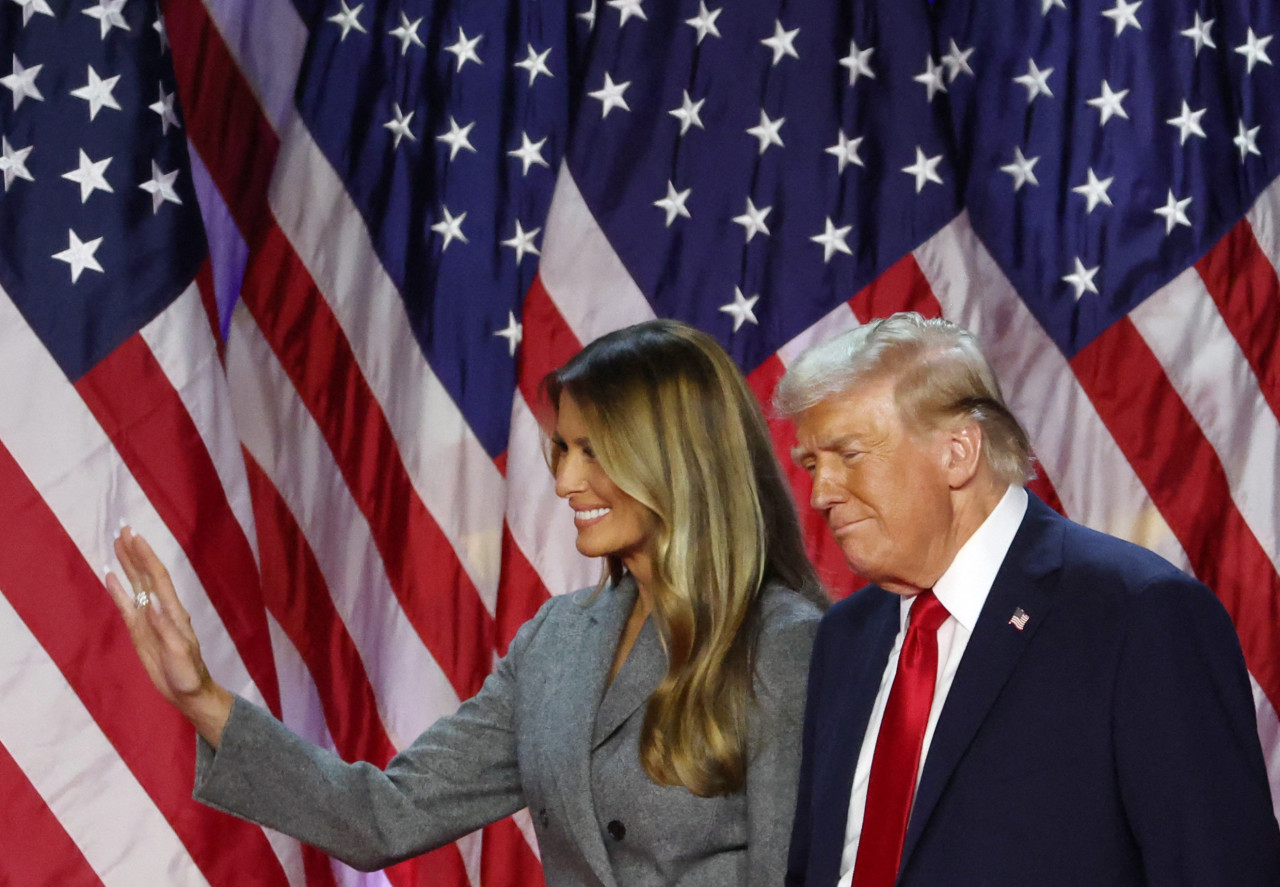 Donald Trump y Melania Trump. Foto: Reuters.