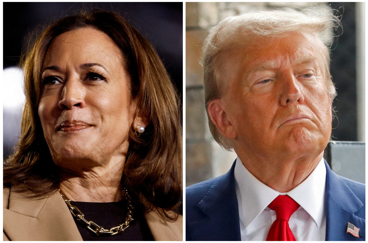 Kamala Harris y Donald Trump, elecciones en Estados Unidos. Foto: Reuters.