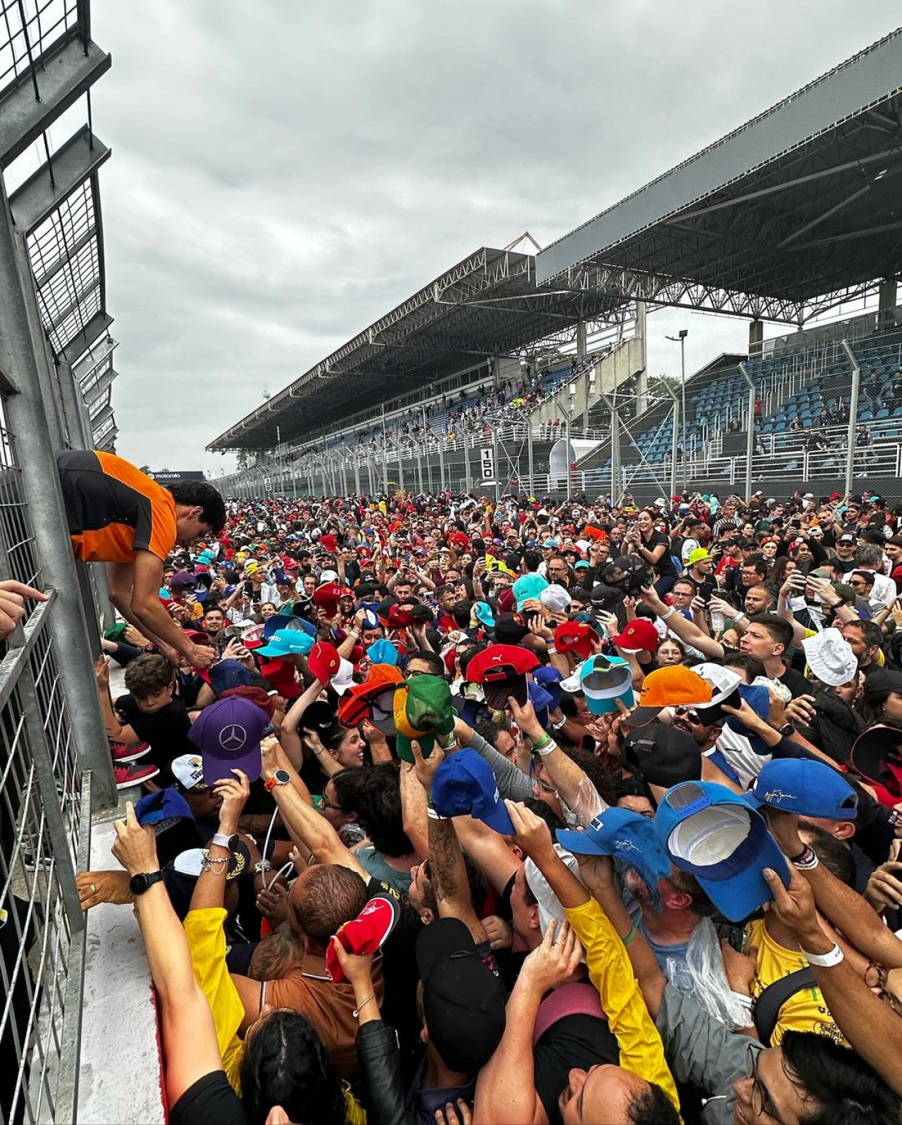 Gabriel Bortoleto en Interlagos, Brasil. Foto: Instagram.