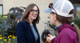 Sarah McBride, primera persona trans en formar parte del Congreso de Estados Unidos. Foto: Reuters.