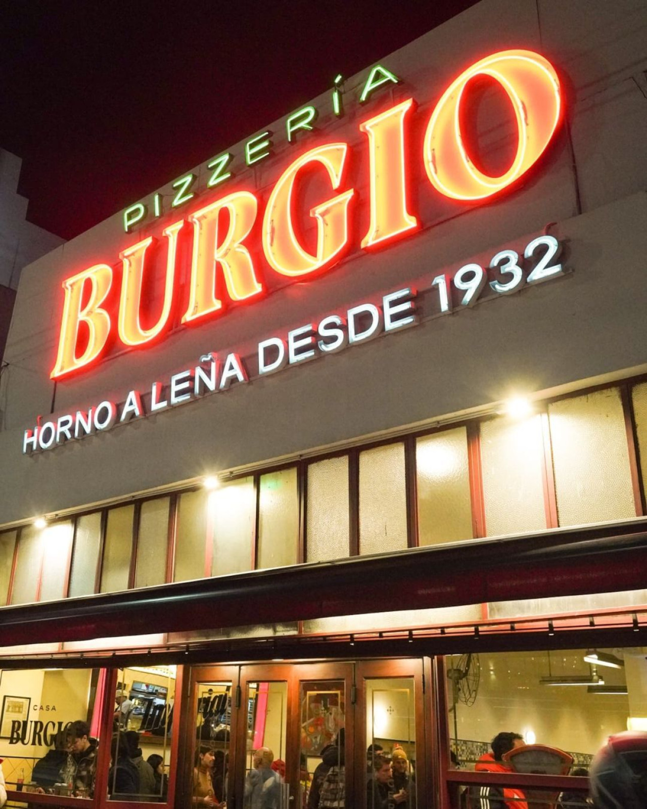 Pizzería Burgio. Foto Instagram @burgiopizzeria