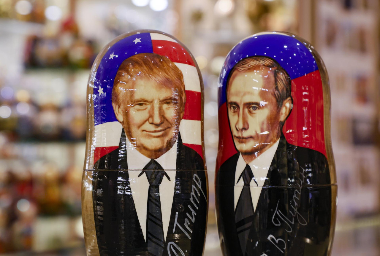 Donald Trump y Vladimir Putin. Foto: EFE.