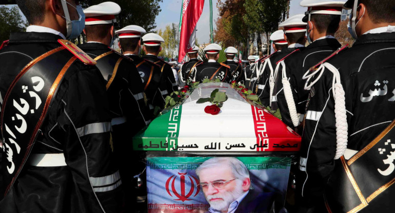 Una ceremonia funeral en Teherán, Irán. Foto: Reuters.