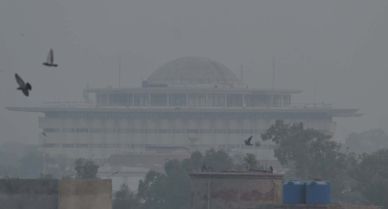 Nube tóxica en Pakistan. Fuente: EFE