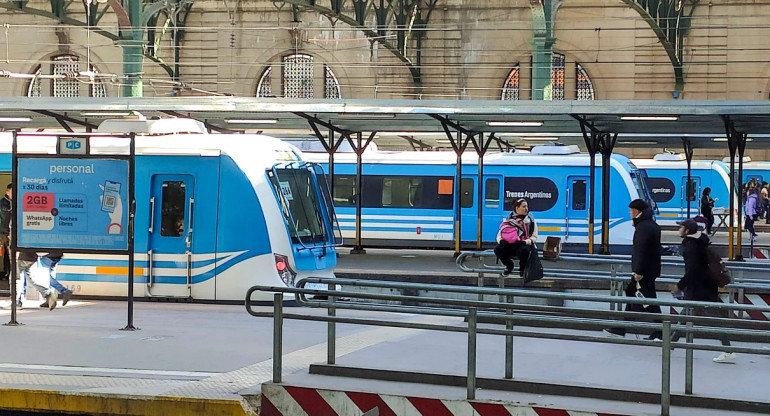 Estación de trenes de Retiro. Foto: NA/Damián Dopacio