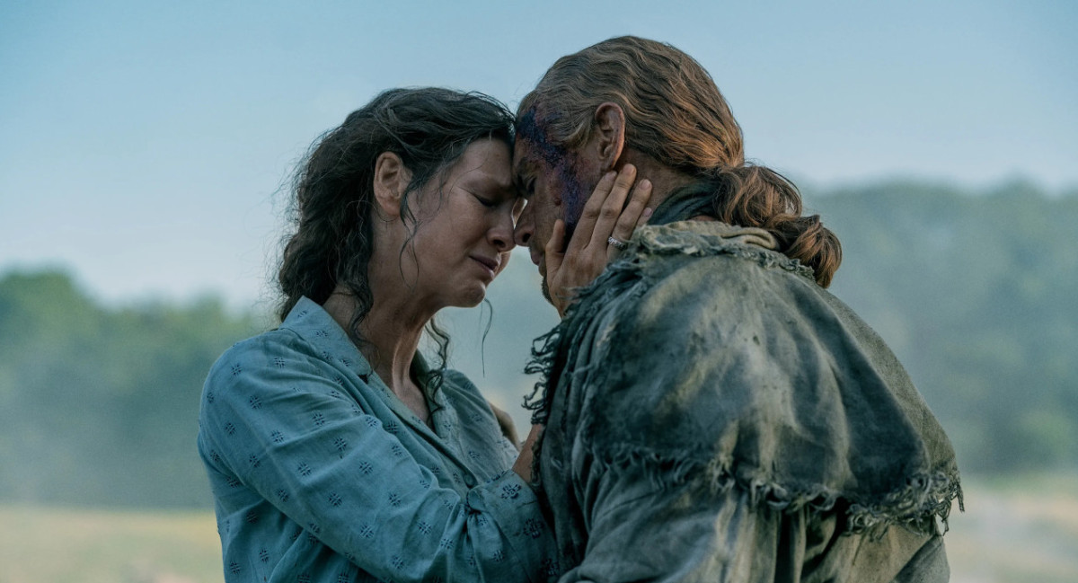 Jamie y Claire en la temporada 7. Foto: Starz