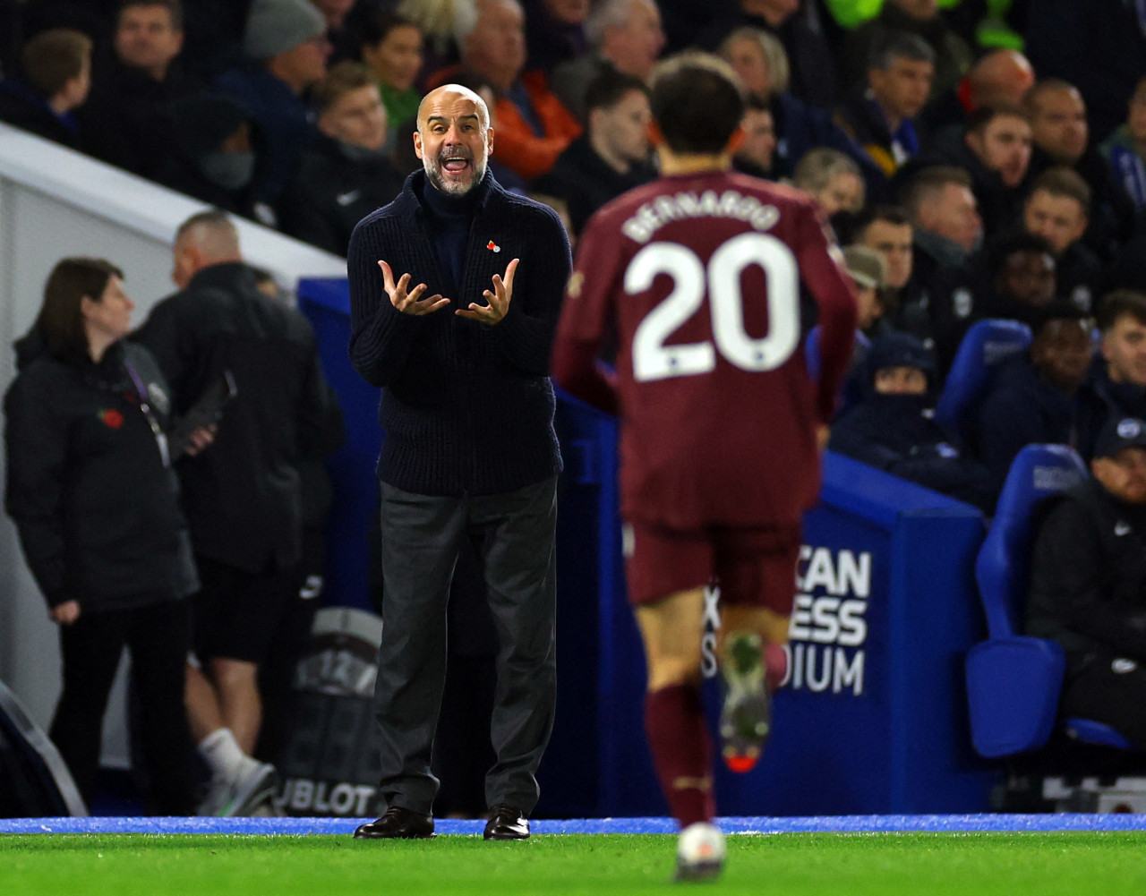 Brighton vs Manchester City, Premier League. Foto: Reuters