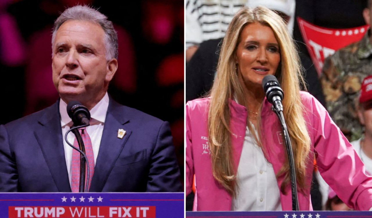 Steve Witkoff y Kelly Loeffler, los elegidos por Donald Trump para organizar su ceremonia de investidura. Fotos: Reuters