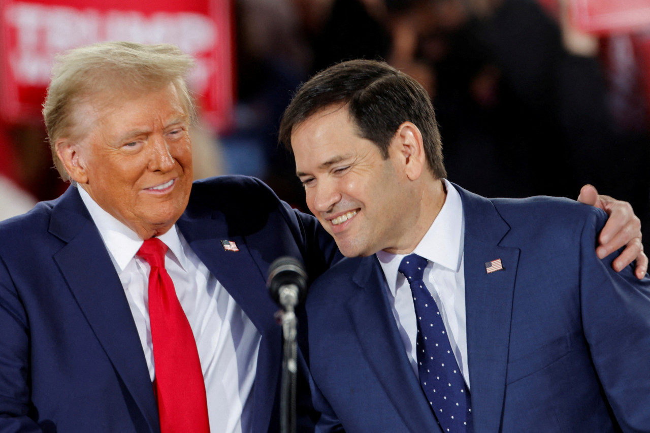 Marco Rubio y Donald Trump. Foto: Reuters.